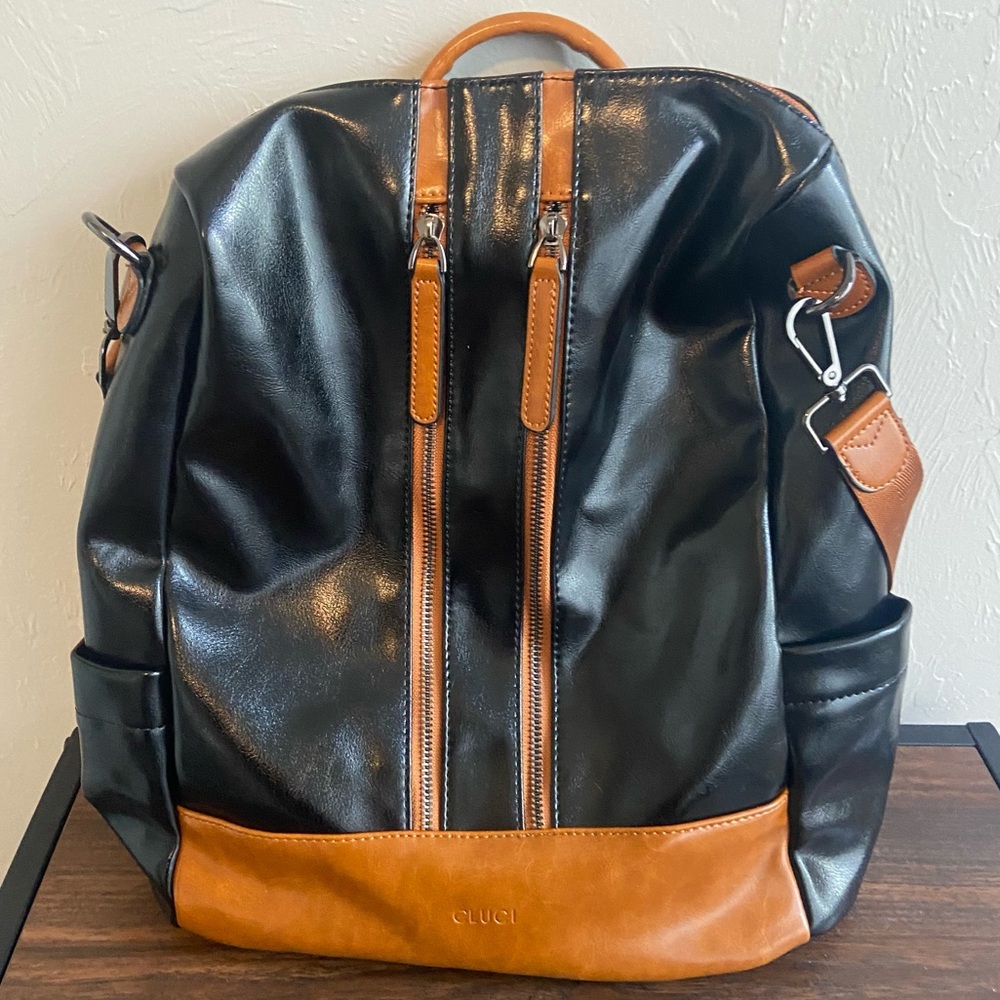 Cluci leather back pack